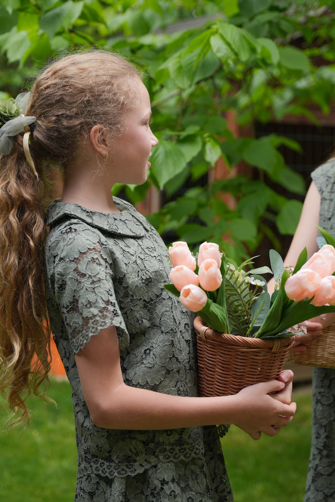 Zeytin Yeşili Dantel Üst