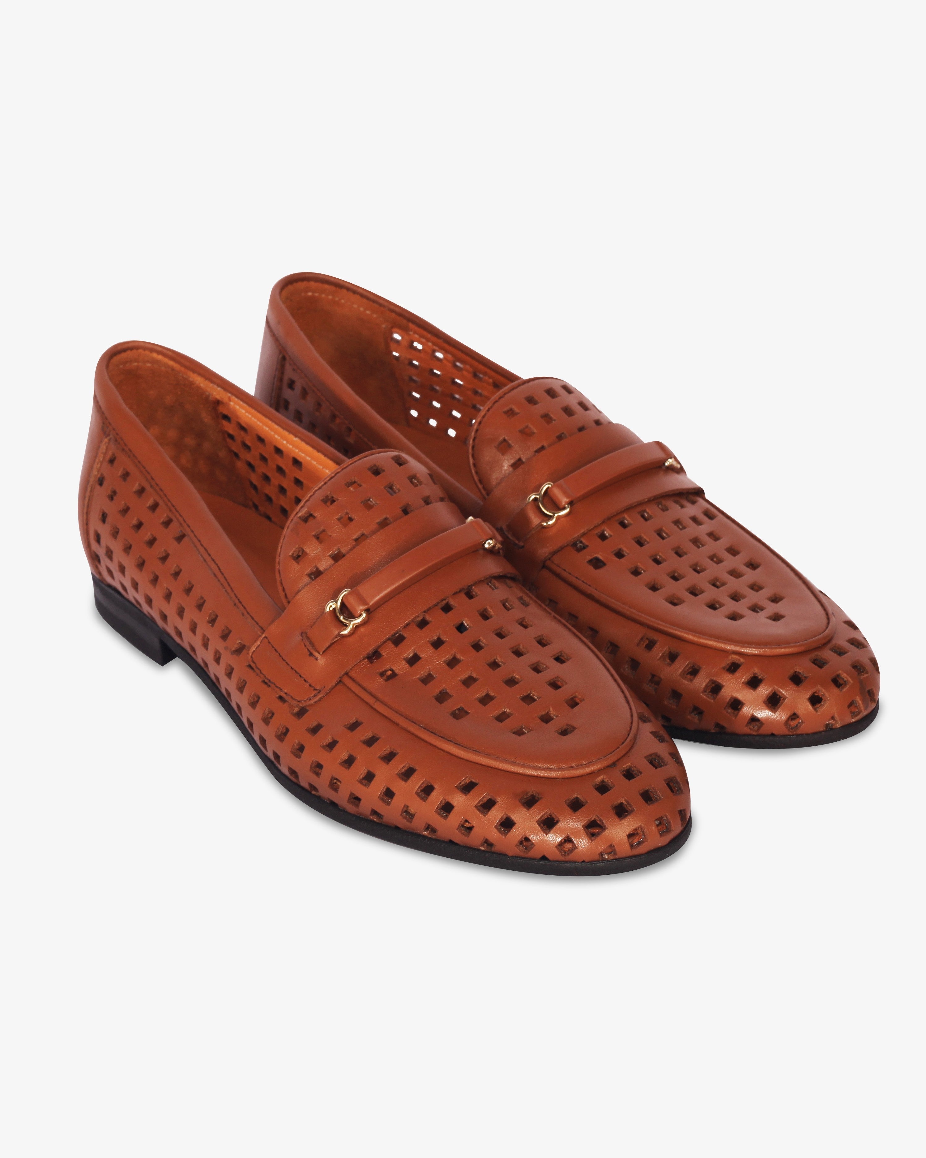 Taba Lazer Kesim Loafer