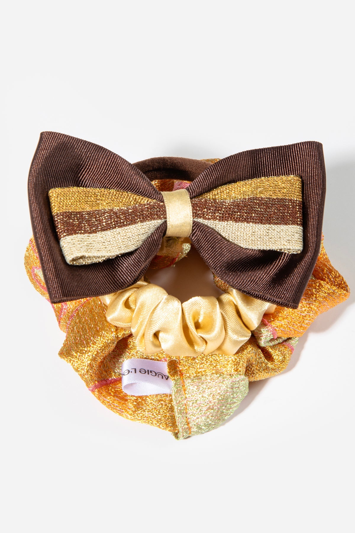 Kahve-Altın Tonlarında 3'lü Saç Tokası