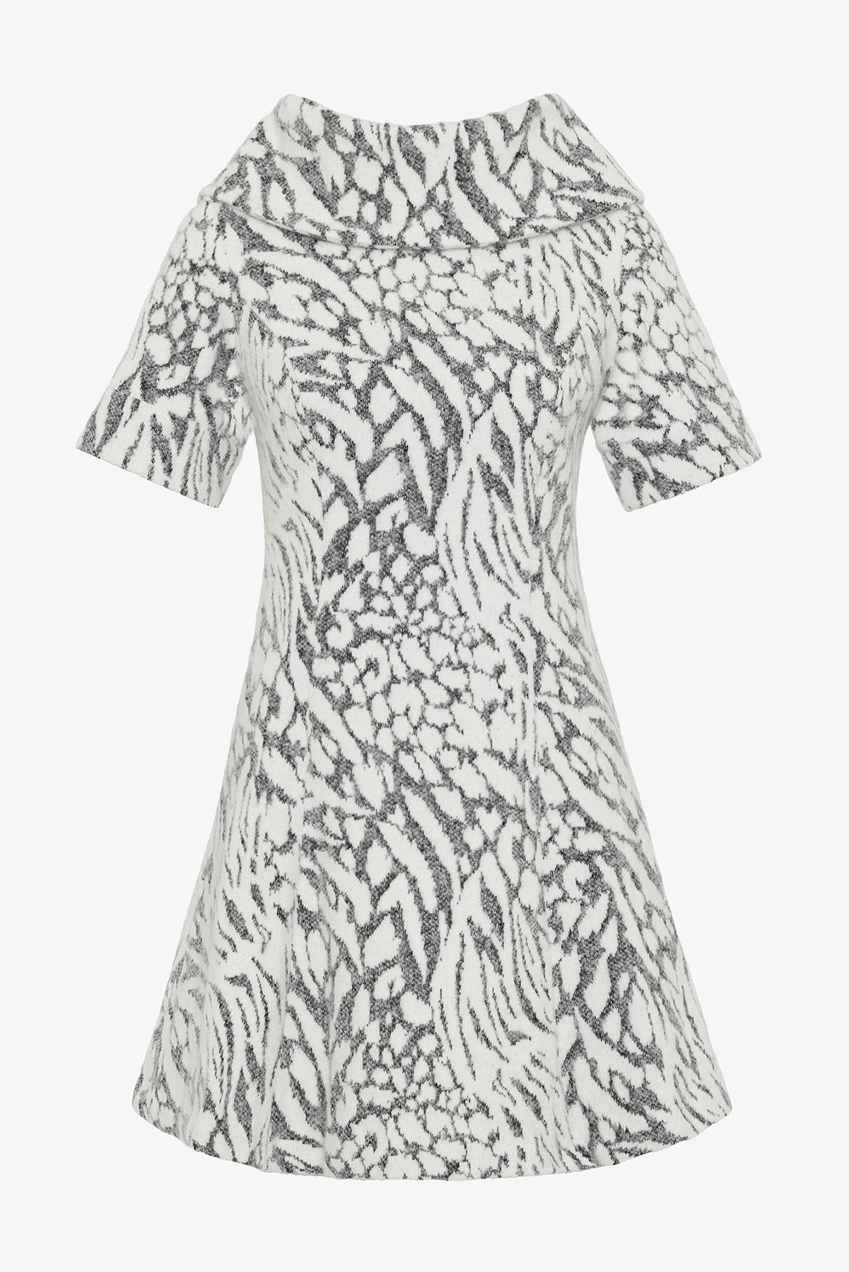 Gri & Beyaz Zebra Elbise