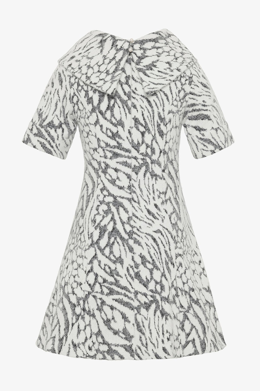 Gri & Beyaz Zebra Elbise