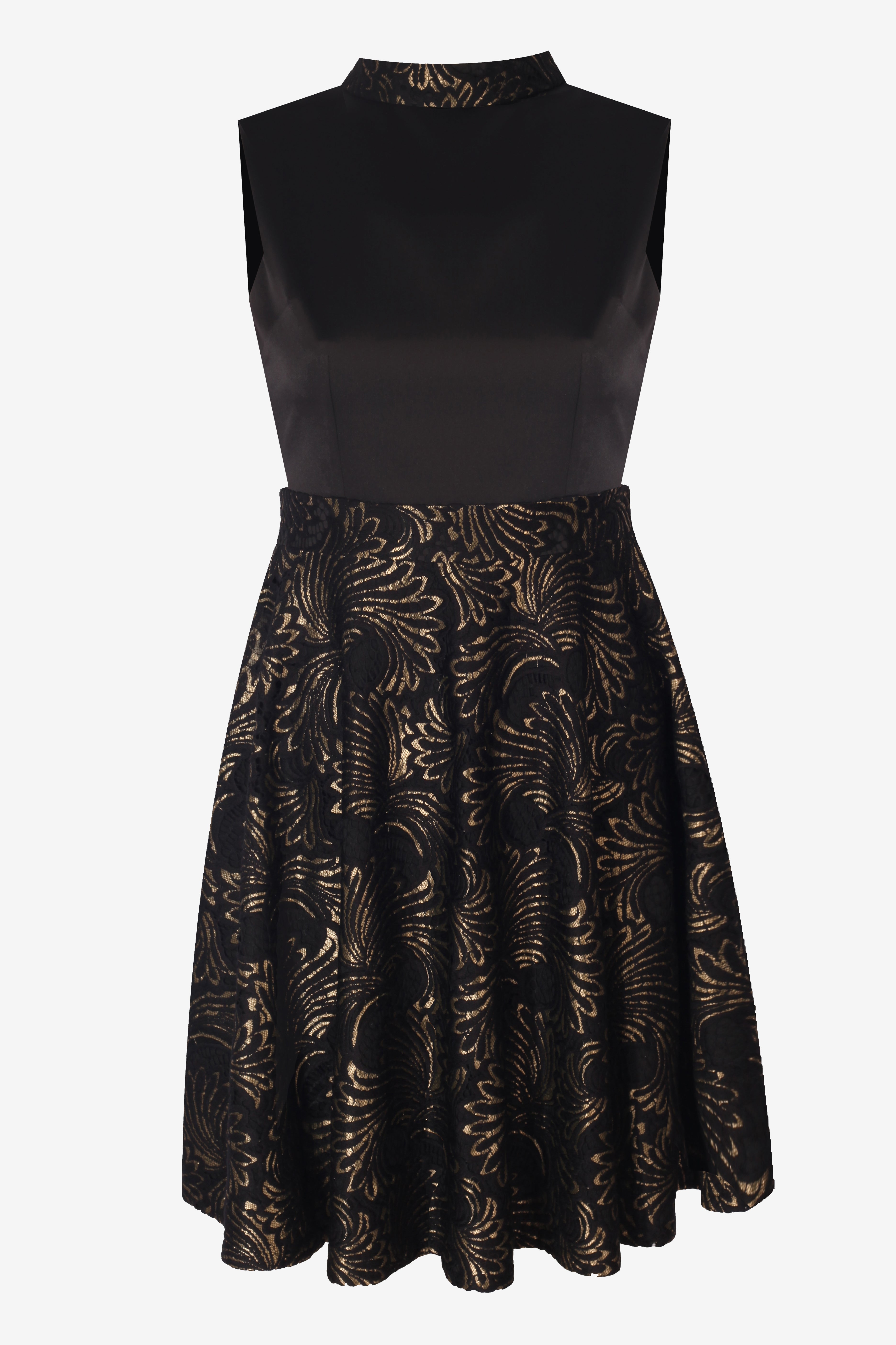 Siyah Eskitme Elbise