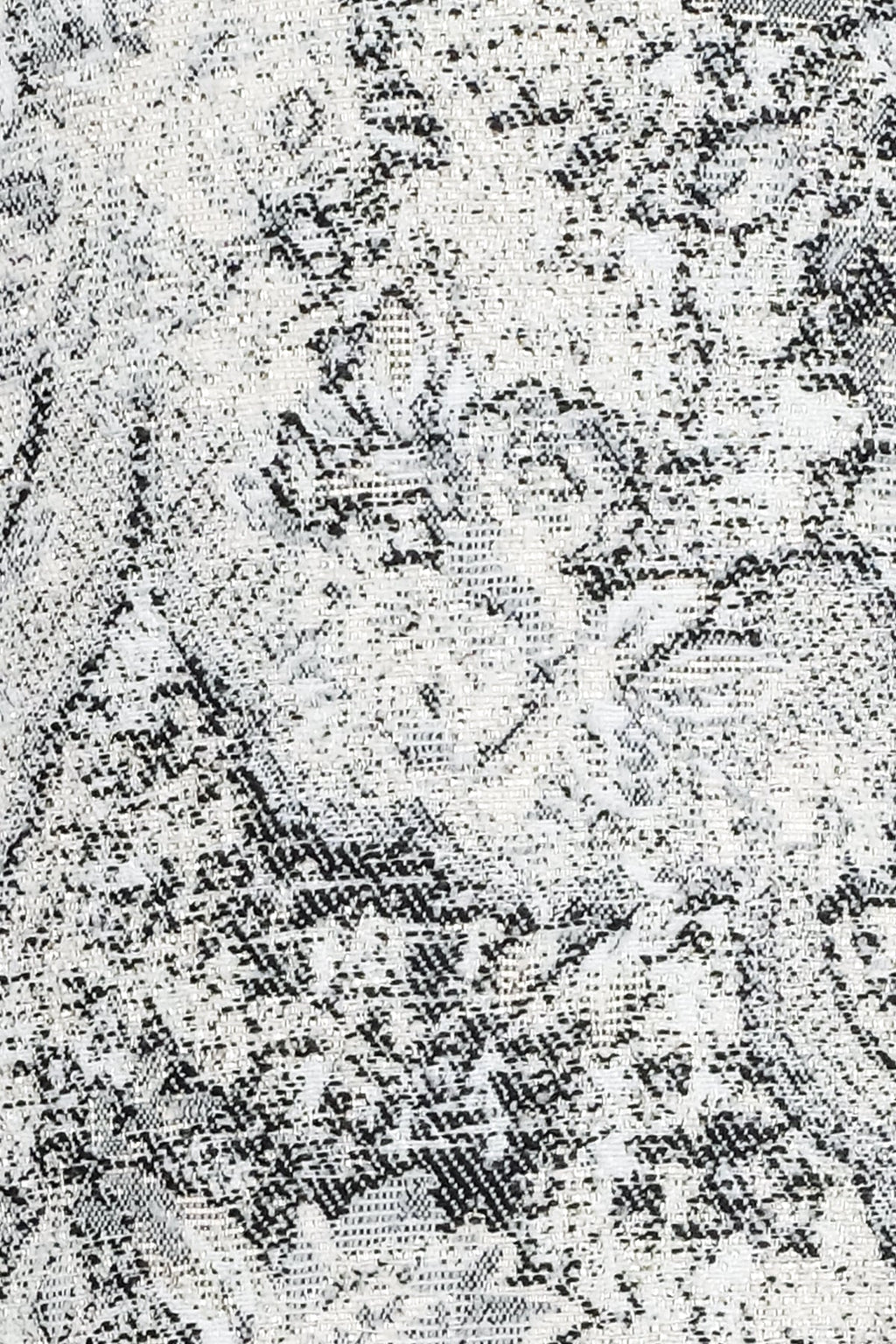 Gri Desenli Jakar Elbise